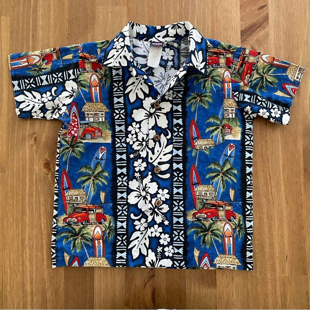 Vintage Hawaiian Aloha Shirt – Size 6 – Made in Hawaii, USA